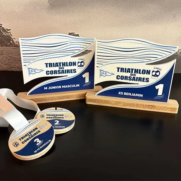 Médaille Triathlon des Corsaires