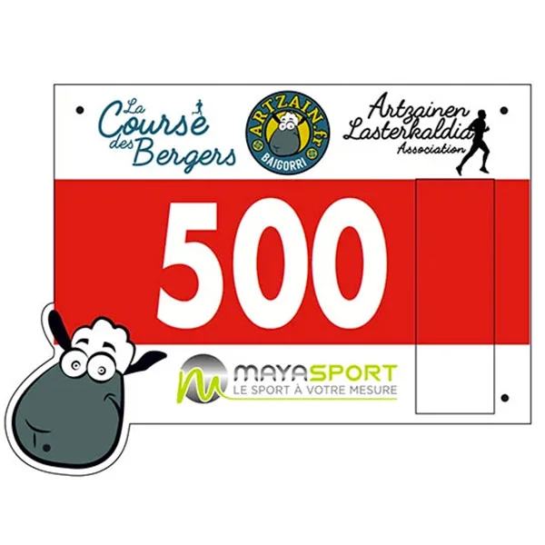 Dossard Course des Bergers